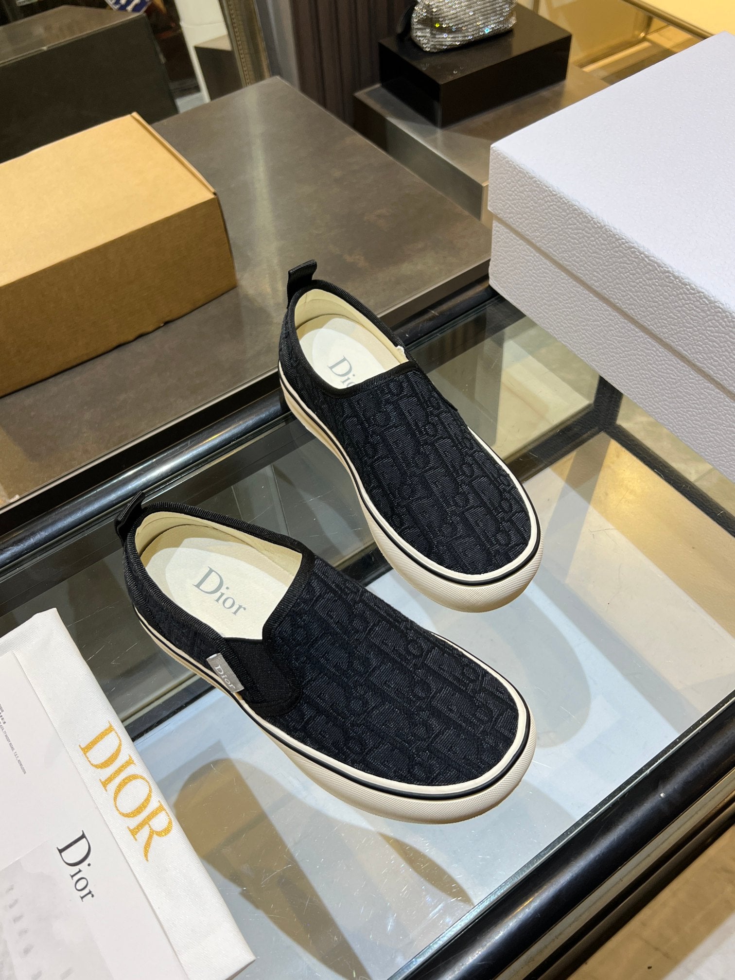 Dior-Low-top canvas